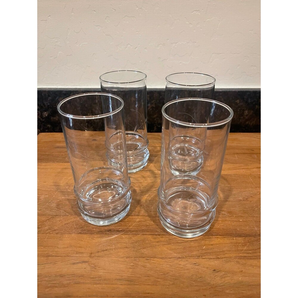 4 Princess your heritage water glasses 6 inches